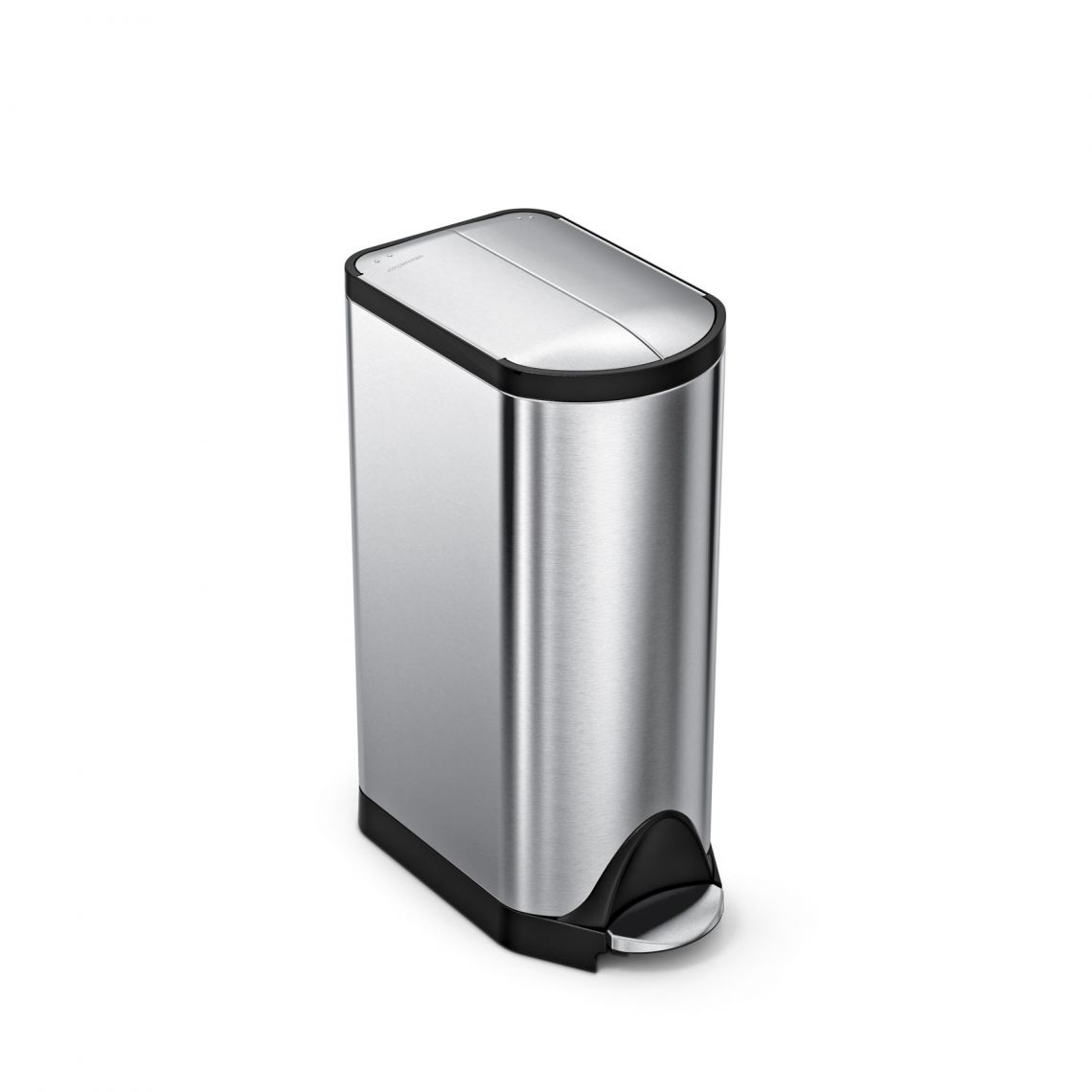 Simplehuman｜Butterfly Step Can stainless steel butterfly lid foot trash can｜Brushed brushed steel｜3 sizes